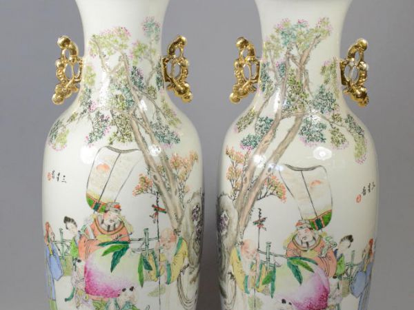 verkoop aziatische kunt chinese vasen antiek picart